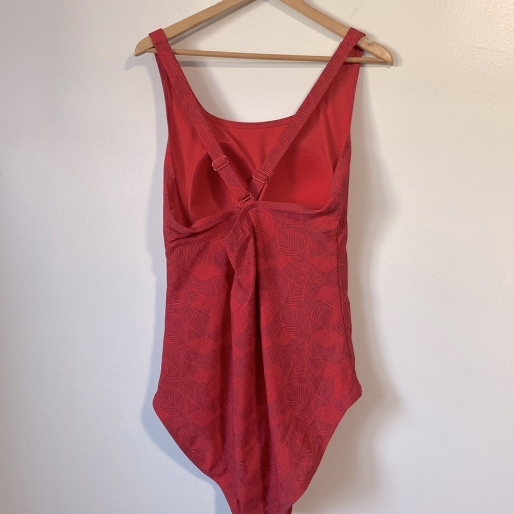 Roots Red Racerback One-Piece Swimsuit size 16 - Picture 6 of 9